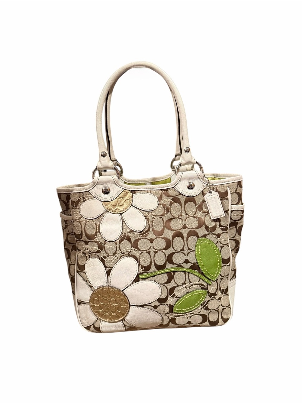 Coach Bleecker Daisy Signature Tote